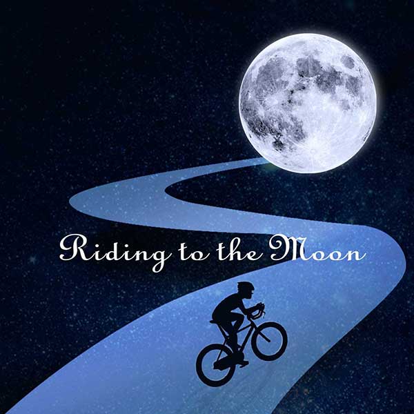 Cycle riding to the moon